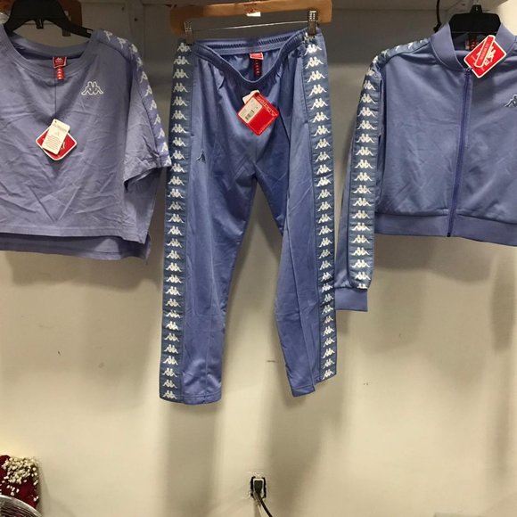 Kappa Pants - NWT 3pc set KAPPA Top, Hoodie & Jacket M